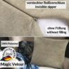 Kissenbezüge Sofakissen Dekokissen Magik Kuschelkissen Zierkissen 4 Größen mit & ohne Füllung Creme
