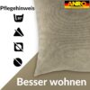 Kissenbezüge Sofakissen Dekokissen Magik Kuschelkissen Zierkissen 4 Größen mit & ohne Füllung Creme