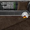 Kissenbezüge Sofakissen Dekokissen Magik Kuschelkissen Zierkissen 4 Größen mit & ohne Füllung Dunkelbraun