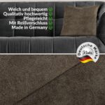 Kissenbezüge Sofakissen Dekokissen Magik Kuschelkissen Zierkissen 4 Größen mit & ohne Füllung Hellbraun