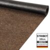 Flurläufer Fahrzeugteppich Schmutzfangmatte Sauberlaufmatte Läufer rutschfest STRIBET Breite 100cm Dunkelbraun