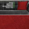 Dekokissen Kissenbezüge Kissenhülle Sofakissen Zierkissen mit / ohne Füllkissen Leinenoptik 4 Größen – Rot, 40x40cm ohne Füllung