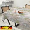 Wachstischdecke Wachstuch Tischdecke Wachstuch Meterware Tischdecke abwaschbar Gartentischdecke Blätter Grün