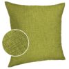 Dekokissen Kissenbezüge Kissenhülle Sofakissen Zierkissen mit / ohne Füllkissen Leinenoptik 4 Größen – Pistaziengrün, 40x40cm ohne Füllung