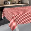 Wachstischdecke Wachstuch Tischdecke Wachstuch Meterware Tischdecke abwaschbar Gartentischdecke Karo Rot