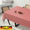 Wachstischdecke Wachstuch Tischdecke Wachstuch Meterware Tischdecke abwaschbar Gartentischdecke Karo Rot