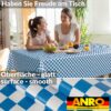 Wachstischdecke Wachstuch Tischdecke Wachstuch Meterware Tischdecke abwaschbar Gartentischdecke Karo Blau