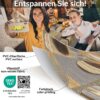 Wachstischdecke Wachstuch Tischdecke Wachstuch Meterware Tischdecke abwaschbar Gartentischdecke Holz Patchwork Braun