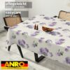 Wachstischdecke Wachstuch Tischdecke Wachstuch Meterware Tischdecke abwaschbar Gartentischdecke Flieder Blume