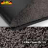VQU-SMA-ANTR_30 Schmutzfangmatte Fussmatte QUEEN Sauberlaufmatte Schmutzmatte mit Gummirand für innen & außen 5 Größen Anthrazit – 40 x 60 cm