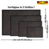 VQU-SMA-ANTR_71 Schmutzfangmatte Fussmatte QUEEN Sauberlaufmatte Schmutzmatte mit Gummirand für innen & außen 5 Größen Anthrazit – 40 x 60 cm