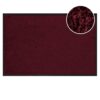 Schmutzfangmatte Fussmatte QUEEN Sauberlaufmatte Schmutzmatte mit Gummirand für innen & außen 5 Größen Bordeaux – 40 x 60 cm