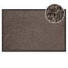 VQU-SMA-BRAU_10 Schmutzfangmatte Fussmatte QUEEN Sauberlaufmatte Schmutzmatte mit Gummirand für innen & außen 5 Größen Braun – 40 x 60 cm