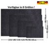 Schmutzfangmatte Fußmatte AMIGO Sauberlaufmatte Schmutzmatte mit Gummirand für innen & außen 8 Größen Blau – 40 x 60 cm