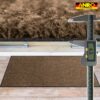 Schmutzfangmatte Fußmatte AMIGO Sauberlaufmatte Schmutzmatte mit Gummirand für innen & außen 8 Größen Braun – 40 x 60 cm