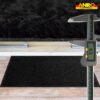 Schmutzfangmatte Fußmatte AMIGO Sauberlaufmatte Schmutzmatte mit Gummirand für innen & außen 8 Größen Schwarz – 40 x 60 cm