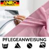 Duschvorhang Badewanne Textil Polyester Bad Vorhang waschbar mit Ringen Rosa 3 Größen