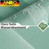 Duschvorhang Badewanne Textil Polyester Bad Vorhang waschbar mit Ringen Grün 3 Größen