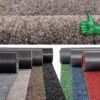 Flur Läufer Teppich Läufer Sauberlaufmatten Eingangsbereich Meterware POET Breite 80cm Beige