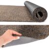 Flur Läufer Teppich Läufer Sauberlaufmatten Eingangsbereich Meterware POET Breite 80cm Braun