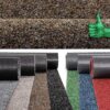 Flur Läufer Teppich Läufer Sauberlaufmatten Eingangsbereich Meterware POET Breite 80cm Braun