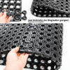 Ringmattenverbinder Schwarz Verbinder für Ringgummimatten
