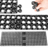 Ringmattenverbinder Schwarz Verbinder für Ringgummimatten