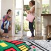 Fußmatte Schmutzfangmatte Sauberlaufmatte Eingangsmatte Motiv Home Herz 40x70cm