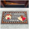 Schmutzfangmatte Fußmatte Sauberlaufmatte Schmutzmatte Motiv Welcome Home Herz 40x68cm