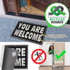 Schmutzfangmatte Fußmatte Sauberlaufmatte Schmutzmatte Motiv You are Welcome – Glitzer 40x68cm