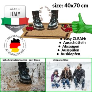 Schmutzfangmatte Fußmatte Sauberlaufmatte Fußabtreter Motiv Home 40x70cm
