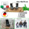 Schmutzfangmatte Fußmatte Sauberlaufmatte Fußabtreter Motiv Welcome – Hundmotiv Pfoten 40x70cm