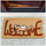 Schmutzfangmatte Fußmatte Sauberlaufmatte Fußabtreter Motiv Welcome - Hundmotiv 40x70cm