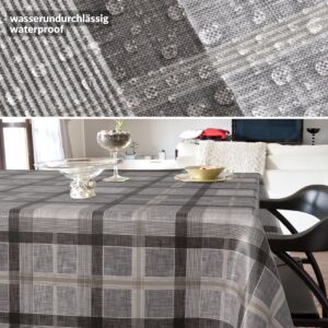 Wachstischdecke Wachstuch Tischdecke Wachstuch Meterware Tischdecke abwaschbar Gartentischdecke Rustikal Karo