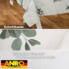 Wachstischdecke Wachstuch Tischdecke Wachstuch Meterware Tischdecke abwaschbar Gartentischdecke Marmor Blumen