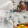Wachstischdecke Wachstuch Tischdecke Wachstuch Meterware Tischdecke abwaschbar Gartentischdecke Marmor Blumen