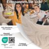 Wachstischdecke Wachstuch Tischdecke Wachstuch Meterware Tischdecke abwaschbar Gartentischdecke Abstrakt Beige – 90x130cm, Schnittkante