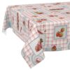 Wachstischdecke Wachstuch Tischdecke Wachstuch Meterware Tischdecke abwaschbar Gartentischdecke Süßigkeiten – 90x130cm, Schnittkante