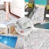Weichschaummatte Badematte rutschfest Badvorleger Meterware Antirutschmatte Katzen Breite 65cm