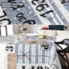 Wachstischdecke Wachstuch Tischdecke Wachstuch Meterware Tischdecke abwaschbar Gartentischdecke Patchwork