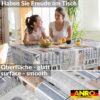 Wachstischdecke Wachstuch Tischdecke Wachstuch Meterware Tischdecke abwaschbar Gartentischdecke Patchwork