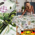Wachstischdecke Wachstuch Tischdecke Wachstuch Meterware Tischdecke abwaschbar Gartentischdecke Kräuter