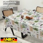 Wachstischdecke Wachstuch Tischdecke Wachstuch Meterware Tischdecke abwaschbar Gartentischdecke Kräuter