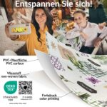 Wachstischdecke Wachstuch Tischdecke Wachstuch Meterware Tischdecke abwaschbar Gartentischdecke Kräuter