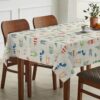 Tischdecke abwaschbar Tischtuch Tischwäsche Gartentischdecke Stofftischdecke Baumwolle Polyester Selene