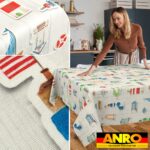 Tischdecke abwaschbar Tischtuch Tischwäsche Gartentischdecke Stofftischdecke Baumwolle Polyester Selene