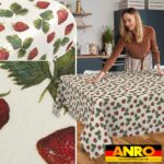 Tischdecke abwaschbar Tischtuch Tischwäsche Gartentischdecke Stofftischdecke Baumwolle Polyester Iris