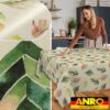 Tischdecke abwaschbar Tischtuch Tischwäsche Gartentischdecke Stofftischdecke Baumwolle Polyester Aurora