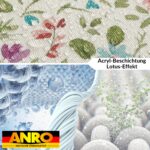 Tischdecke abwaschbar Tischtuch Tischwäsche Gartentischdecke Stofftischdecke Baumwolle Polyester Giovanna