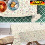 Tischdecke abwaschbar Tischtuch Tischwäsche Gartentischdecke Stofftischdecke Baumwolle Polyester Giovanna